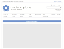 Tablet Screenshot of modernplanet.com